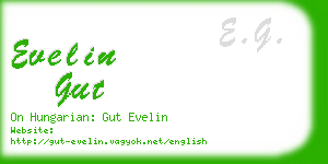 evelin gut business card